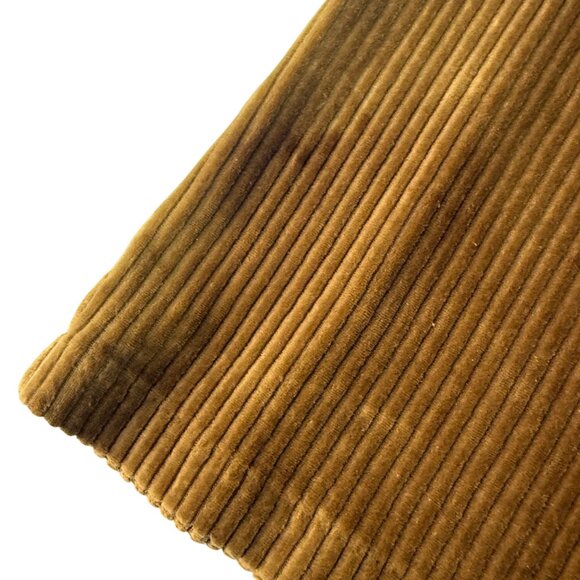 Aerie Ribbed Corduroy Flair Pants S Regular Stretchy Flare Leg Olive Brown Casua - Picture 2 of 6